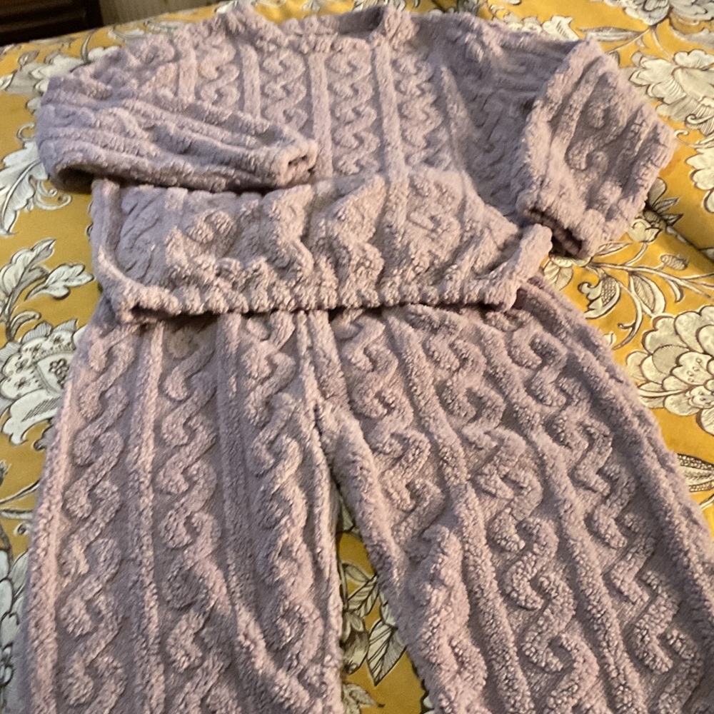 Cozy warm woman lounge set Set in Lavender